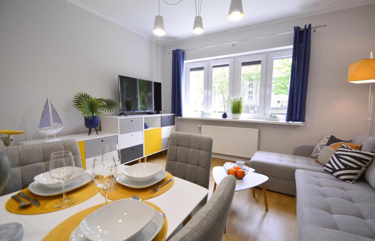 Sunset Apartments - Kapitanska - Plaza 500M Świnoujście Exteriör bild